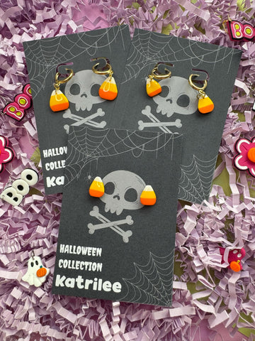 Halloween Candy Corn Earrings