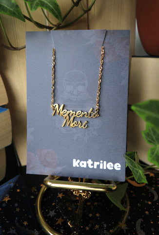 RARE25 Memento Mori Necklace - Gold and Silver