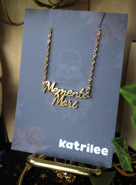 RARE25 Memento Mori Necklace - Gold and Silver