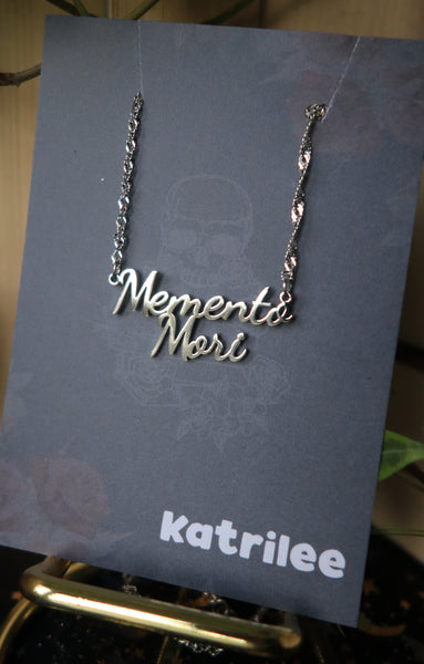 RARE25 Memento Mori Necklace - Gold and Silver