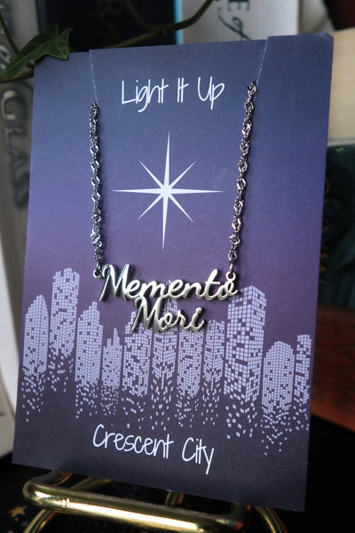 Officially Licenced Crescent City Memento Mori Necklace - Gold and Silver