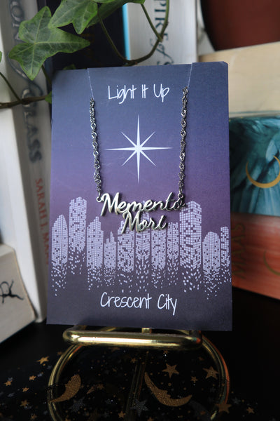 Officially Licenced Crescent City Memento Mori Necklace - Gold and Silver